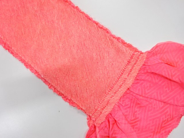 JAPANESE KIMONO / OBIAGE / SILK / SHIBORI